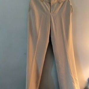 Nicole by Nicole Miller Men's Beige Dress Pants